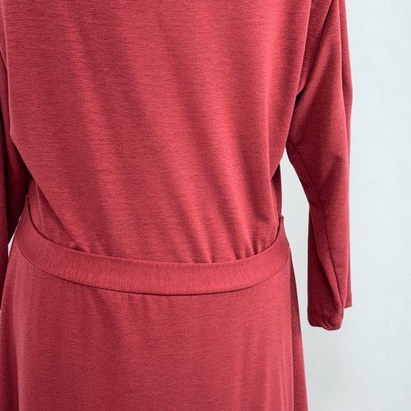 Flowy Orange/Rust Pullover Dress by nude - 14 - Picture 8 of 10